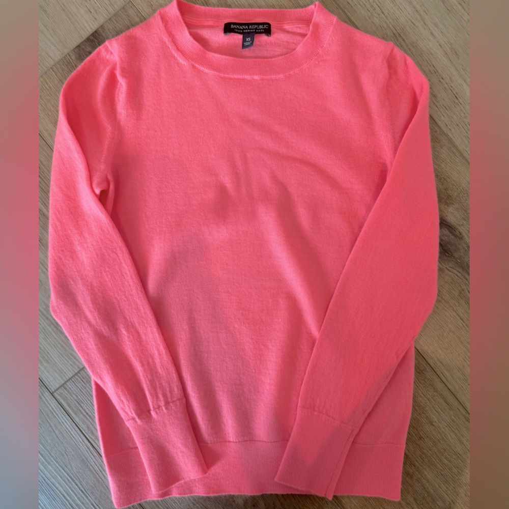 Banana Republic 100% Merino Wool Crewneck Sweater XS